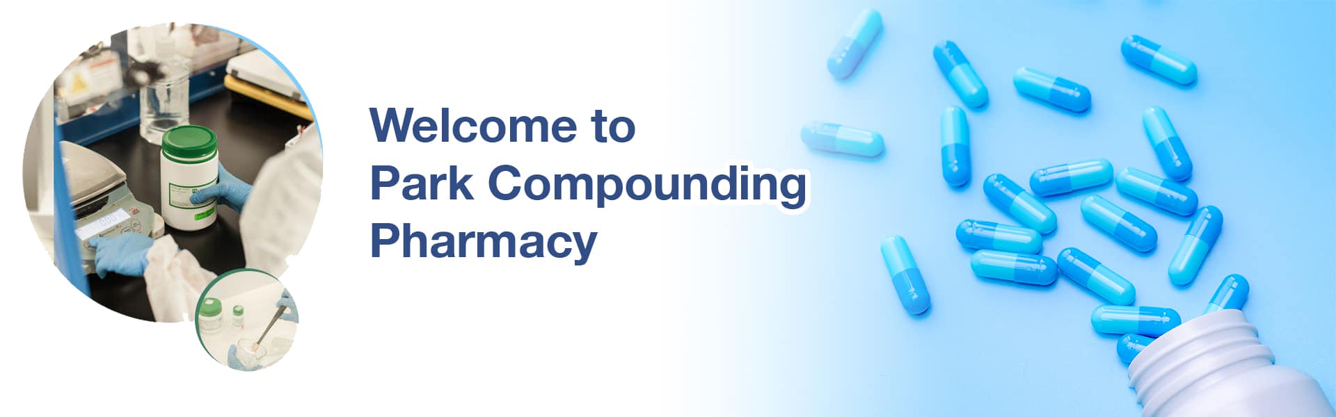Welcome to Park Compounding Pharmacy – image of compounding at the pharmacy